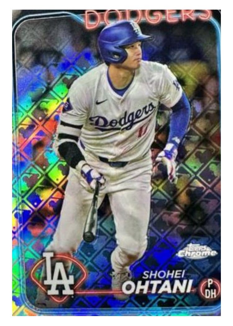 2024 Topps Chrome Shohei Ohtani #1 card