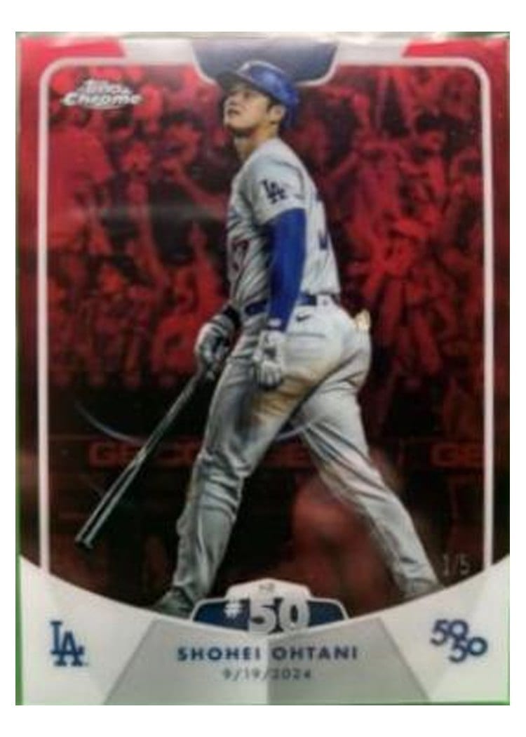2024 Topps Chrome Shohei Ohtani #1 card