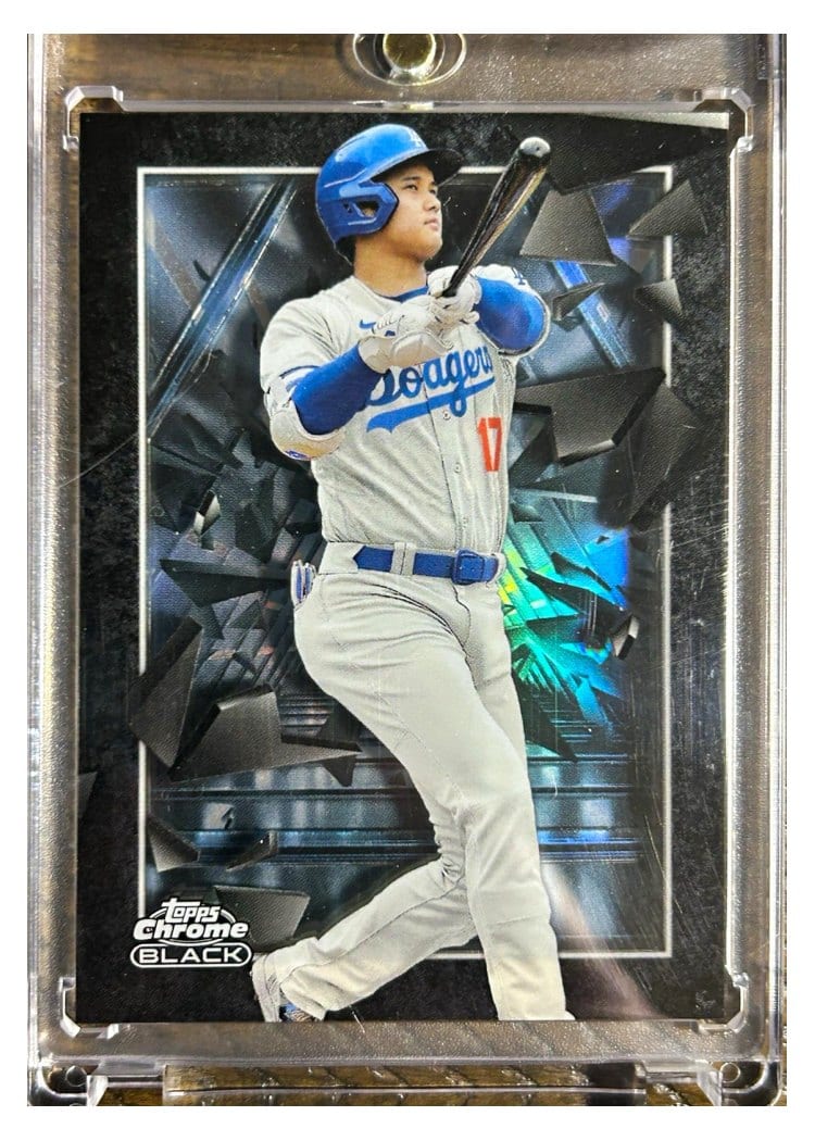 2024 Topps Chrome Black Depth of Darkness Shohei Ohtani #DOD-2 card