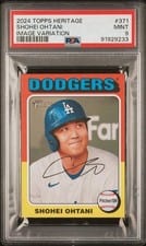 2024 Topps Heritage Shohei Ohtani #371 card