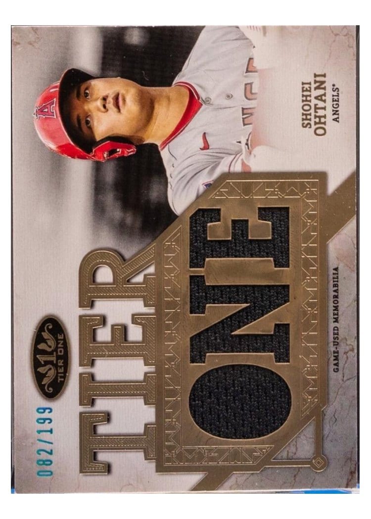2024 Topps Tier One Die-Cut Relics Shohei Ohtani #T1RD-SO card