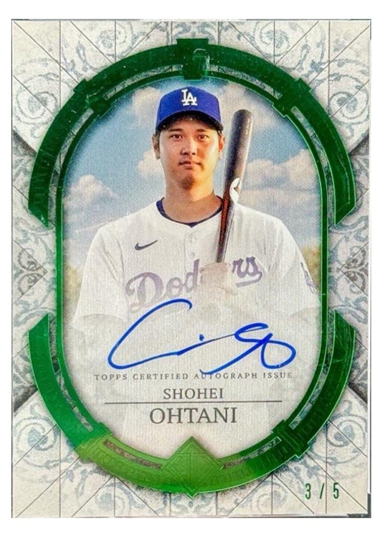 2024 Topps Transcendent Collection Autographs Shohei Ohtani #TCA-SO card