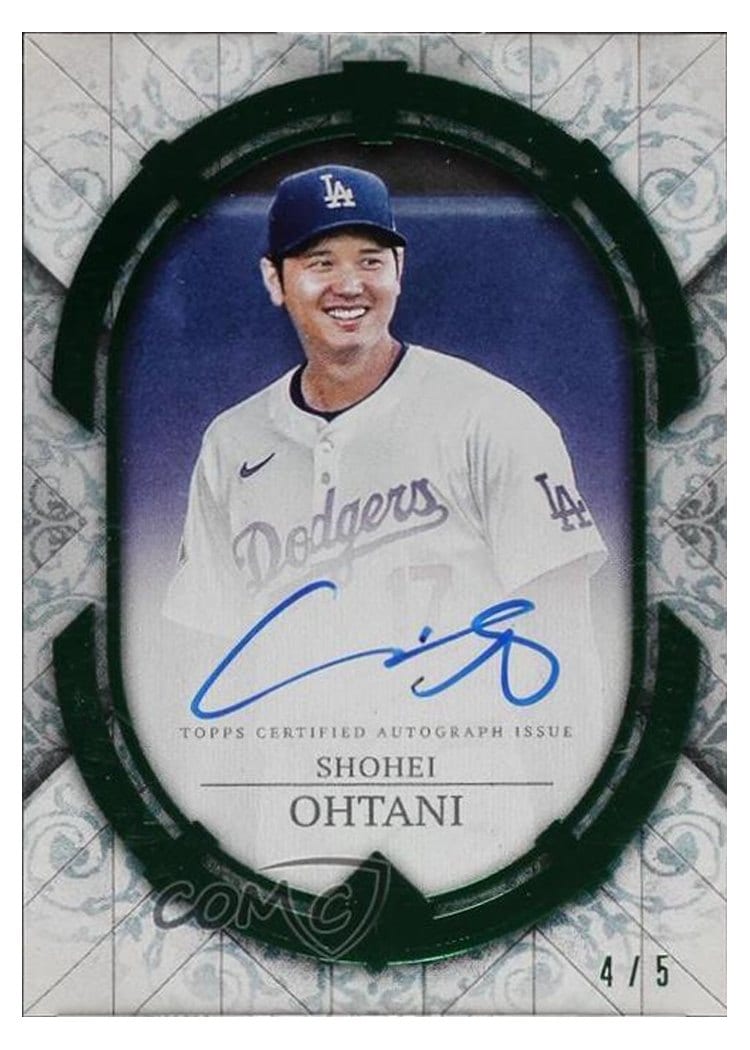 2024 Topps Transcendent Collection Autographs Shohei Ohtani Emerald #TCA-SOH