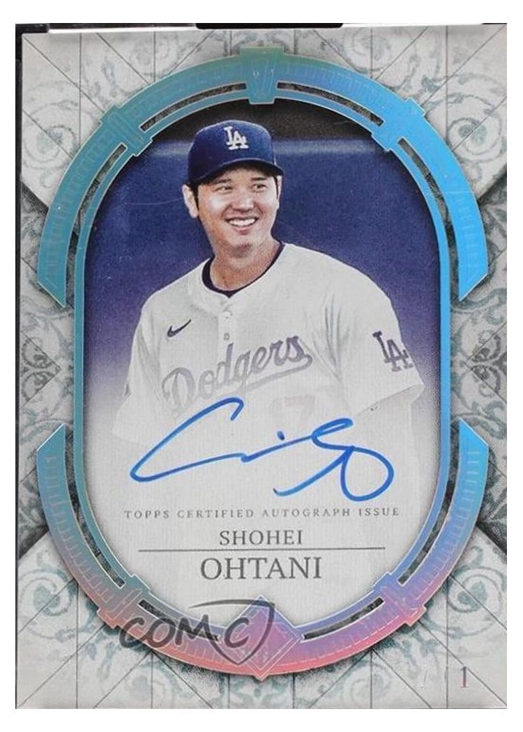 2024 Topps Transcendent Collection Autographs Shohei Ohtani Platinum #TCA-SOH