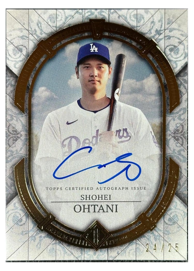 2024 Topps Transcendent Collection Autographs Shohei Ohtani #TCA-SOH card