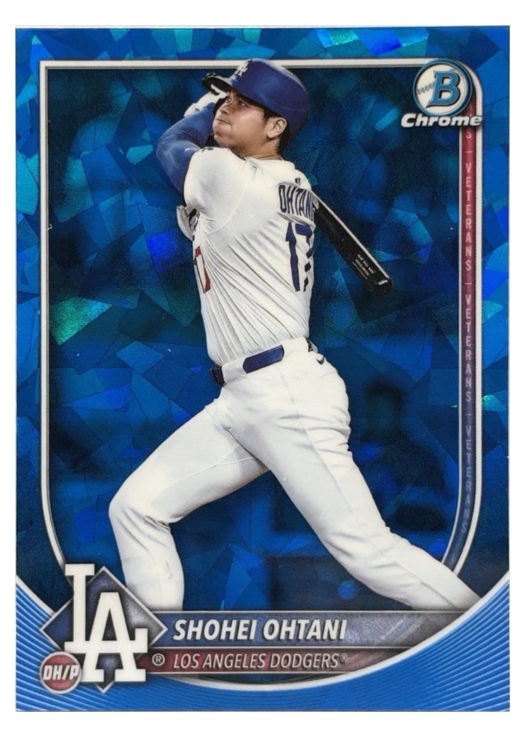 2025 Bowman Chrome Sapphire Edition Base Set Shohei Ohtani #17 card