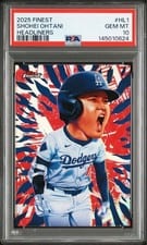 2025 Finest Headliners Shohei Ohtani #HL-1 card