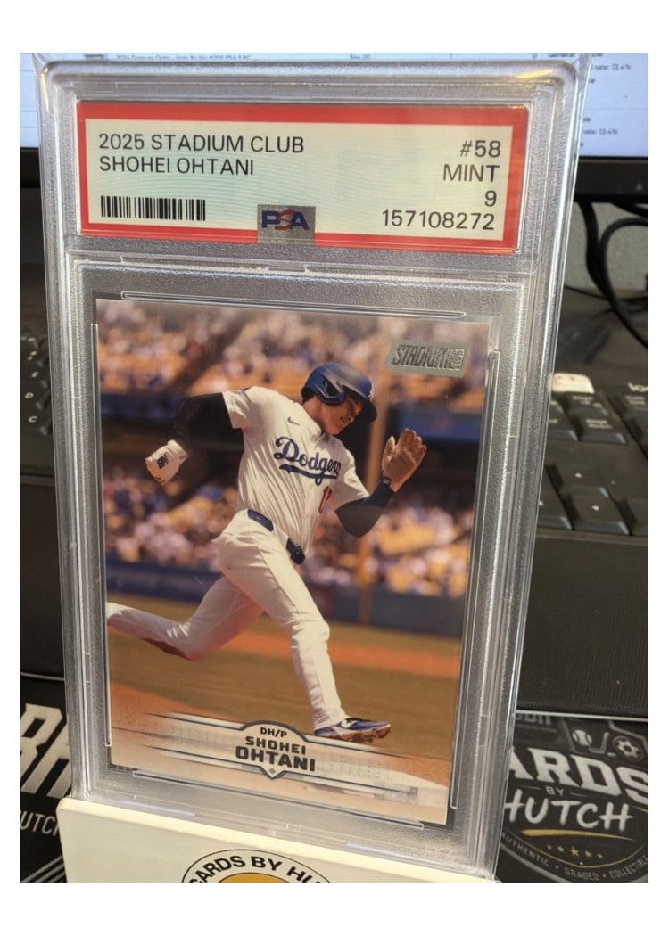 2025 Stadium Club Base Set Shohei Ohtani #58 card