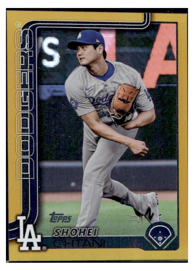 2025 Topps Shohei Ohtani Gold Rainbow #1 card