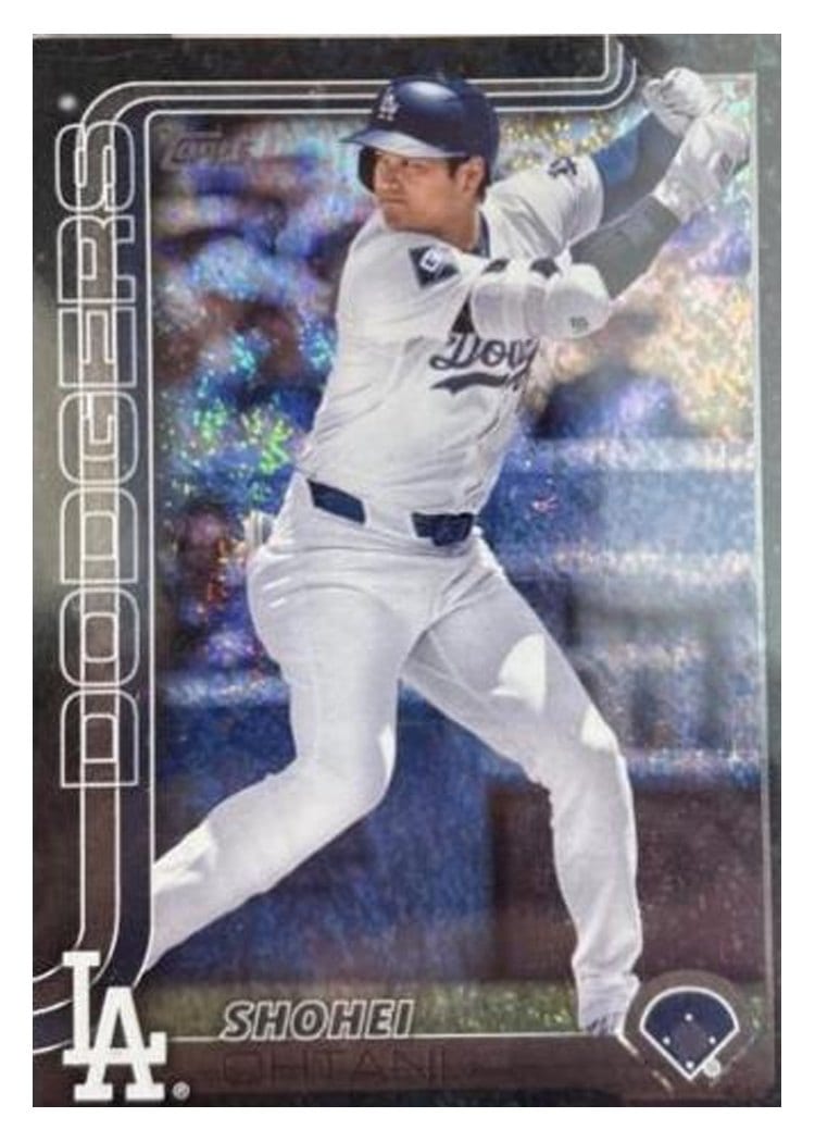 2025 Topps Shohei Ohtani Black Foil #1 card