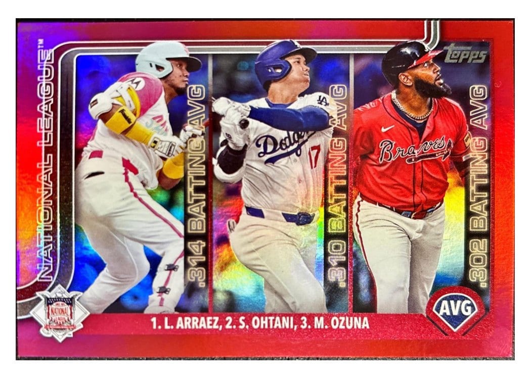 2025 Topps Shohei Ohtani #1 card