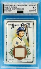 2025 Topps Allen & Ginter Allen & Ginter Relics Shohei Ohtani #AGR-SO