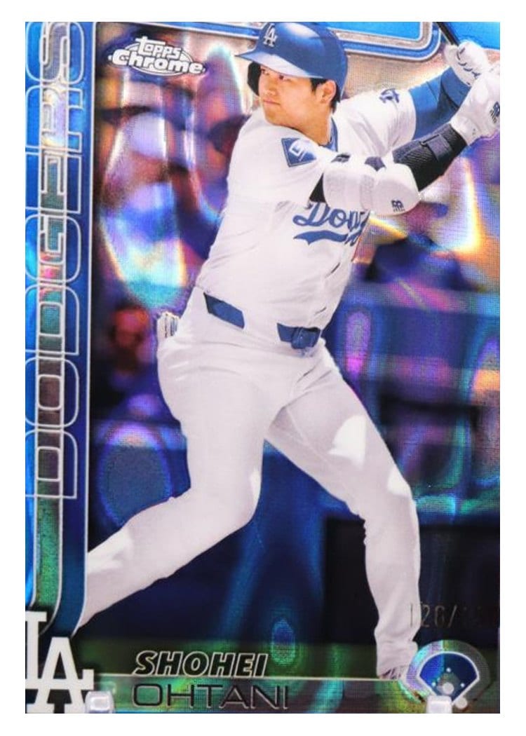 2025 Topps Chrome Shohei Ohtani #1 card
