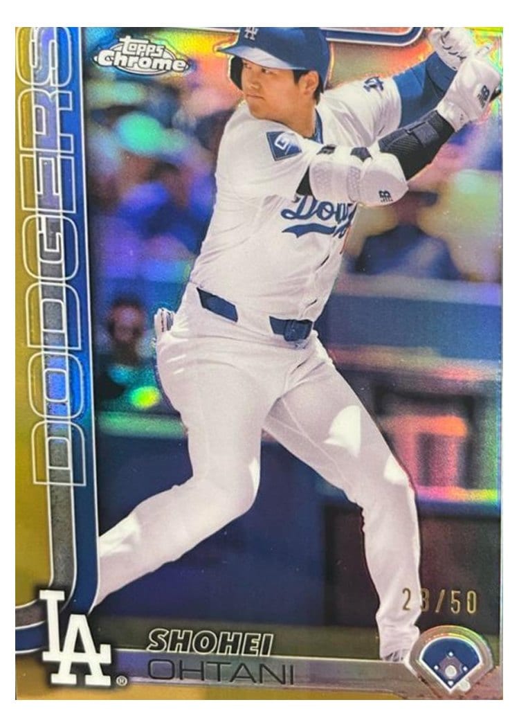 2025 Topps Chrome Shohei Ohtani #1 card