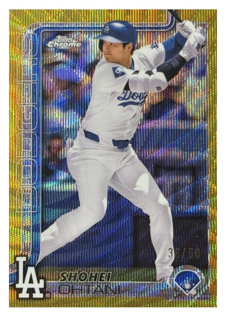2025 Topps Chrome Shohei Ohtani #1 card