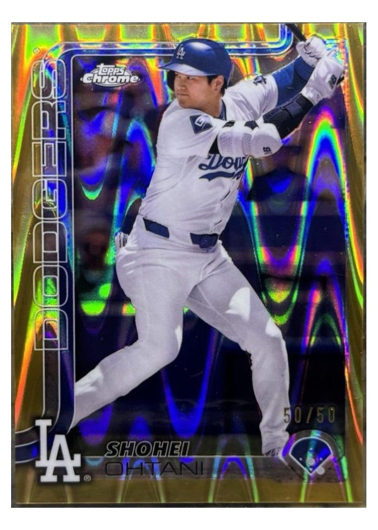 2025 Topps Chrome Shohei Ohtani #1 card