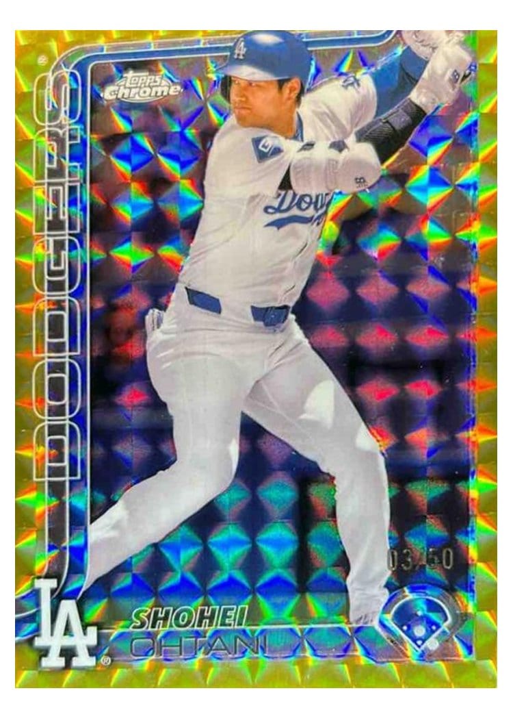 2025 Topps Chrome Shohei Ohtani #1 card