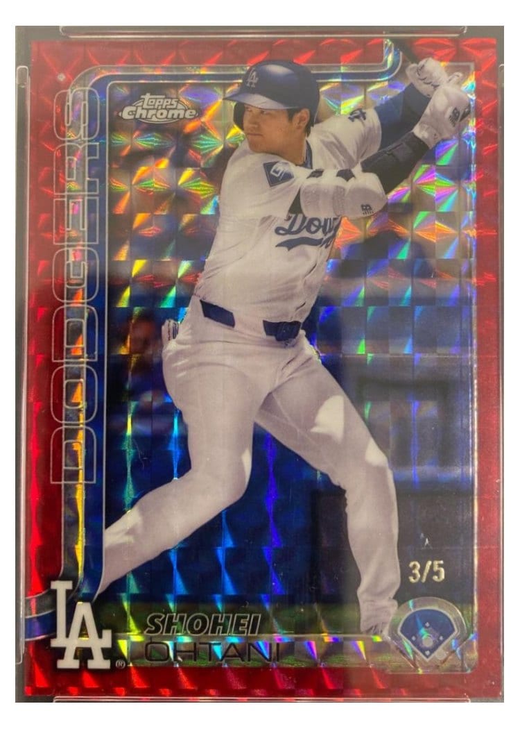 2025 Topps Chrome Shohei Ohtani #1 card