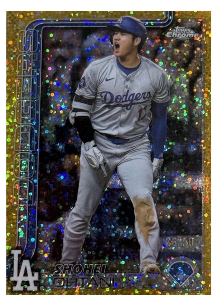 2025 Topps Chrome Shohei Ohtani #1 card