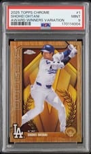 2025 Topps Chrome Shohei Ohtani #1 card