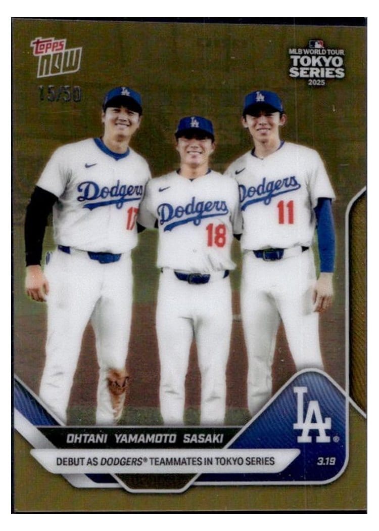 2025 Topps Chrome Shohei Ohtani #1 card