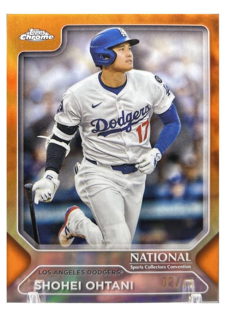 2025 Topps Chrome Shohei Ohtani #1 card