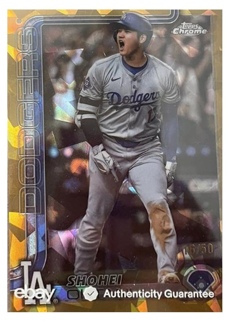 2025 Topps Chrome Shohei Ohtani #1 card
