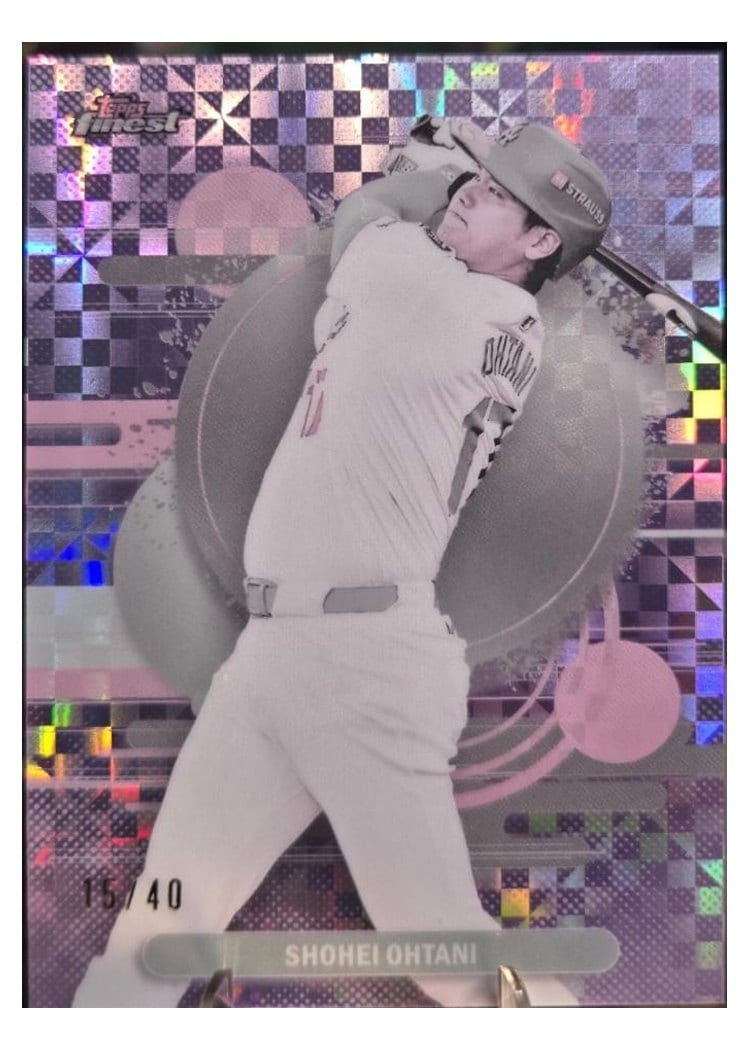 2025 Topps Finest Shohei Ohtani #190 card