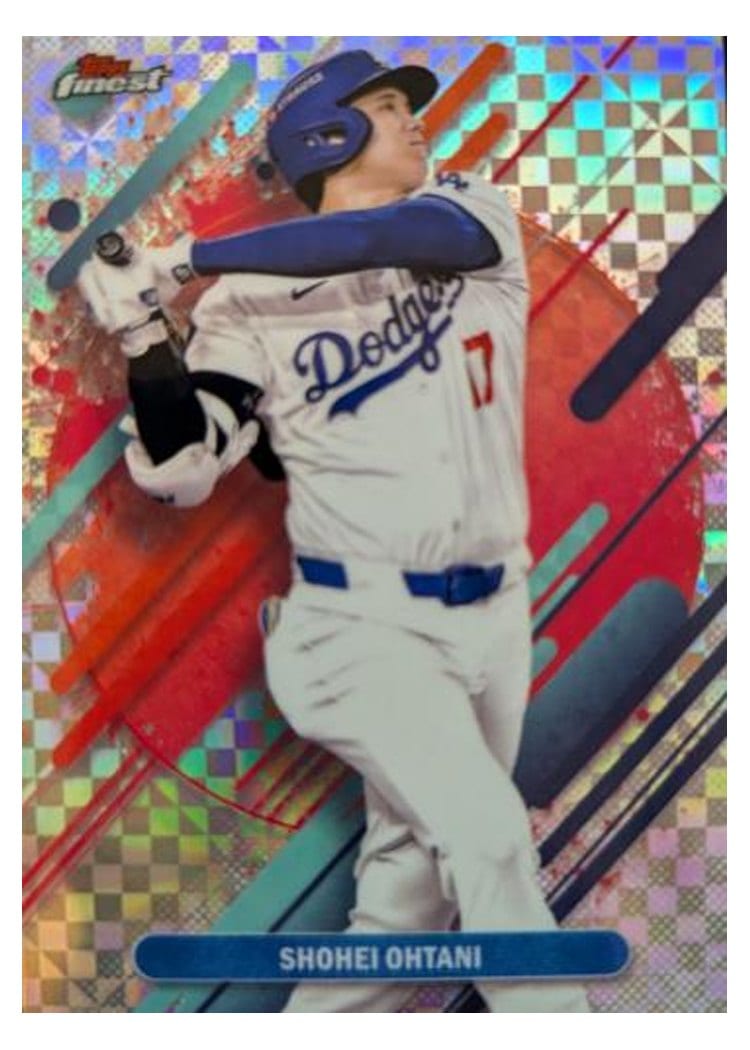 2025 Topps Finest Shohei Ohtani #208 card