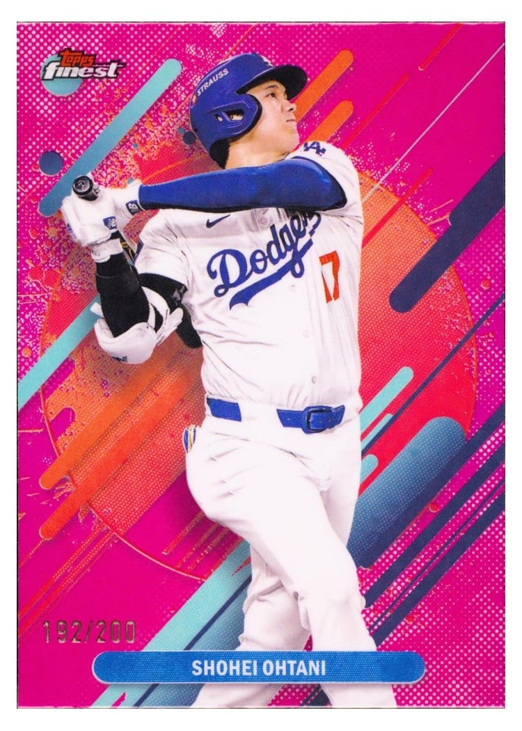 2025 Topps Finest Shohei Ohtani #208 card