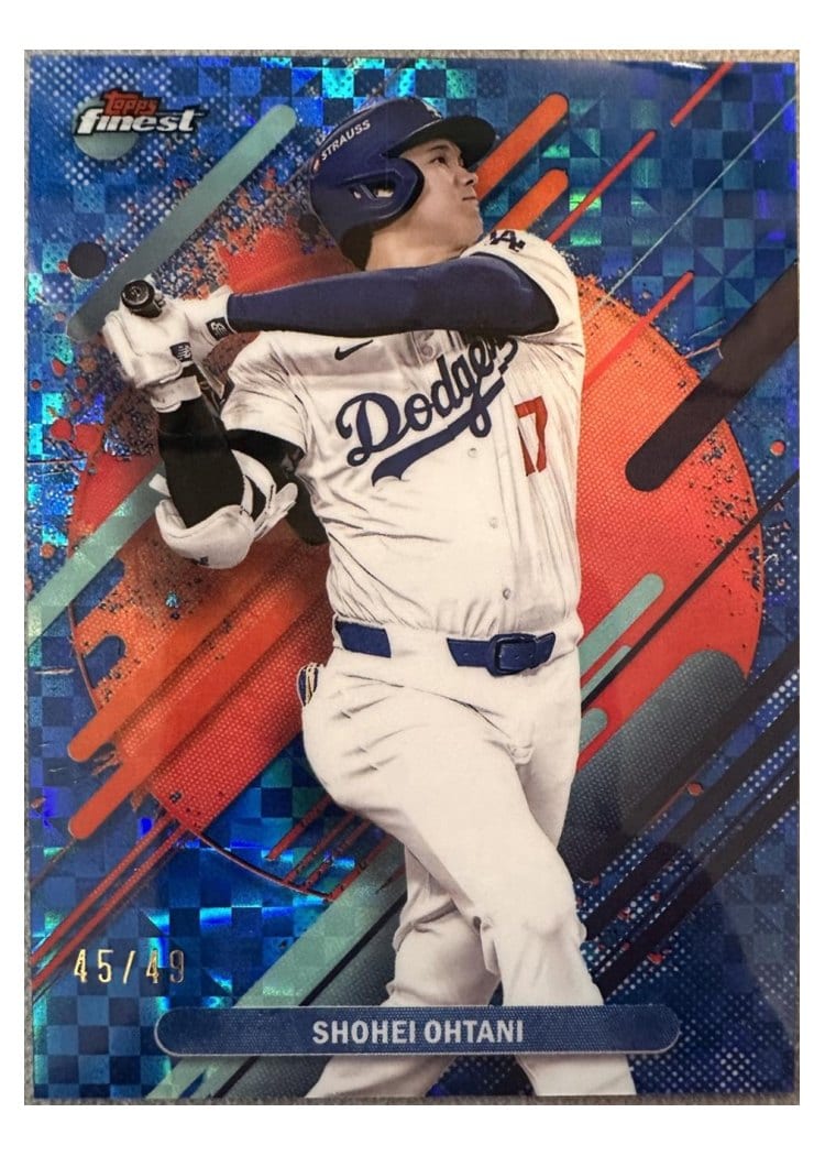 2025 Topps Finest Shohei Ohtani #208 card