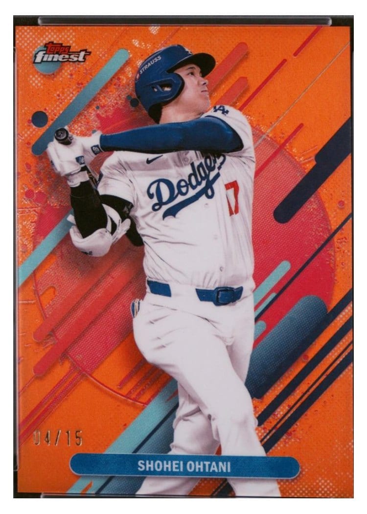 2025 Topps Finest Shohei Ohtani #208 card