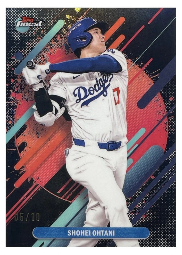 2025 Topps Finest Shohei Ohtani #208 card
