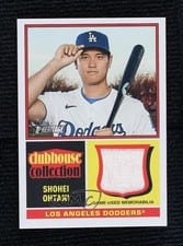 2025 Topps Heritage Clubhouse Collection Relics Shohei Ohtani #CCR-SO
