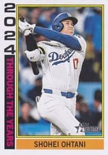 2025 Topps Heritage Through the Years Shohei Ohtani #TTY-25