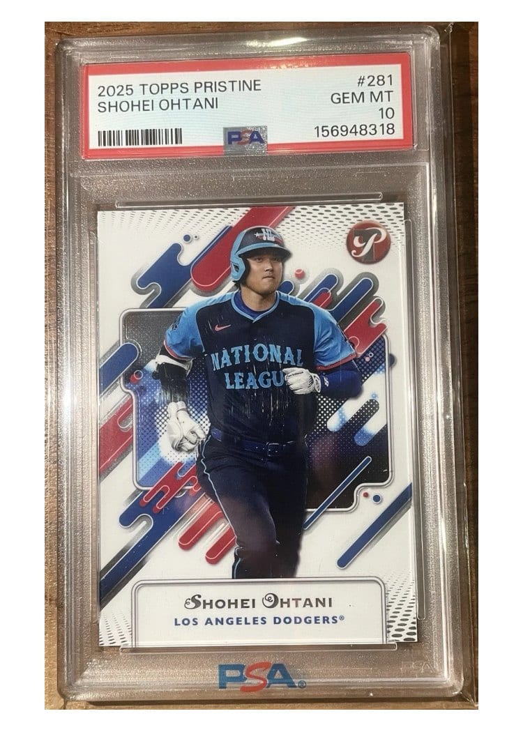 2025 Topps Pristine Base Set Shohei Ohtani #281 card