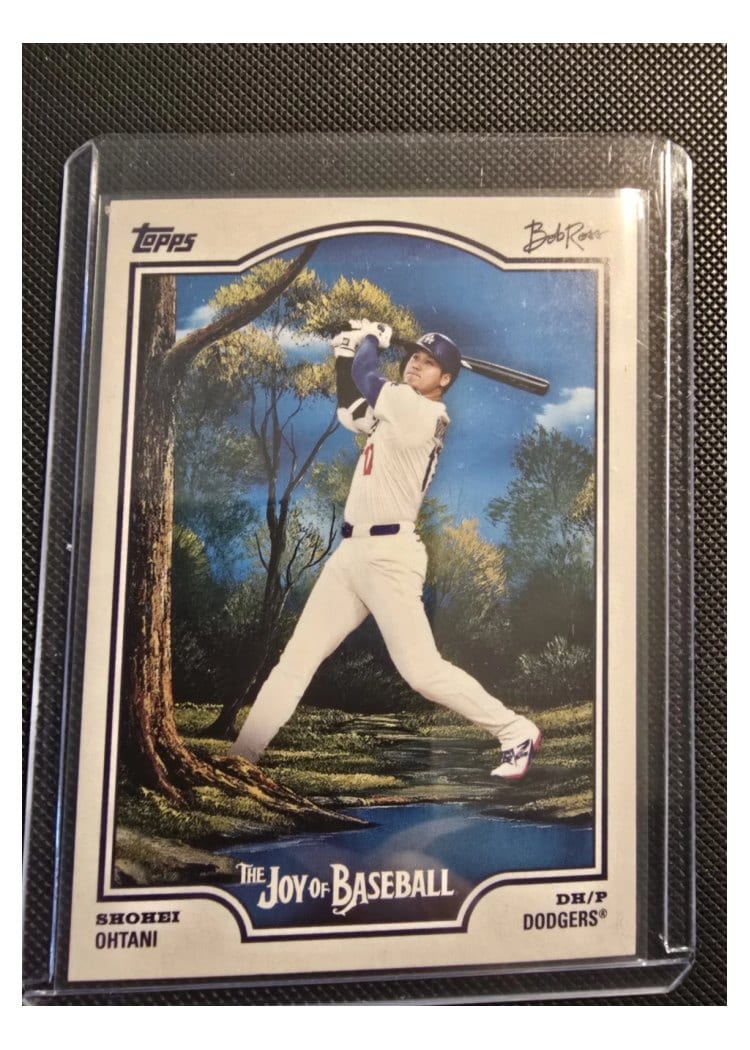 2025 Topps X Bob Ross: The Joy of Baseball Base Set Shohei Ohtani #41 card