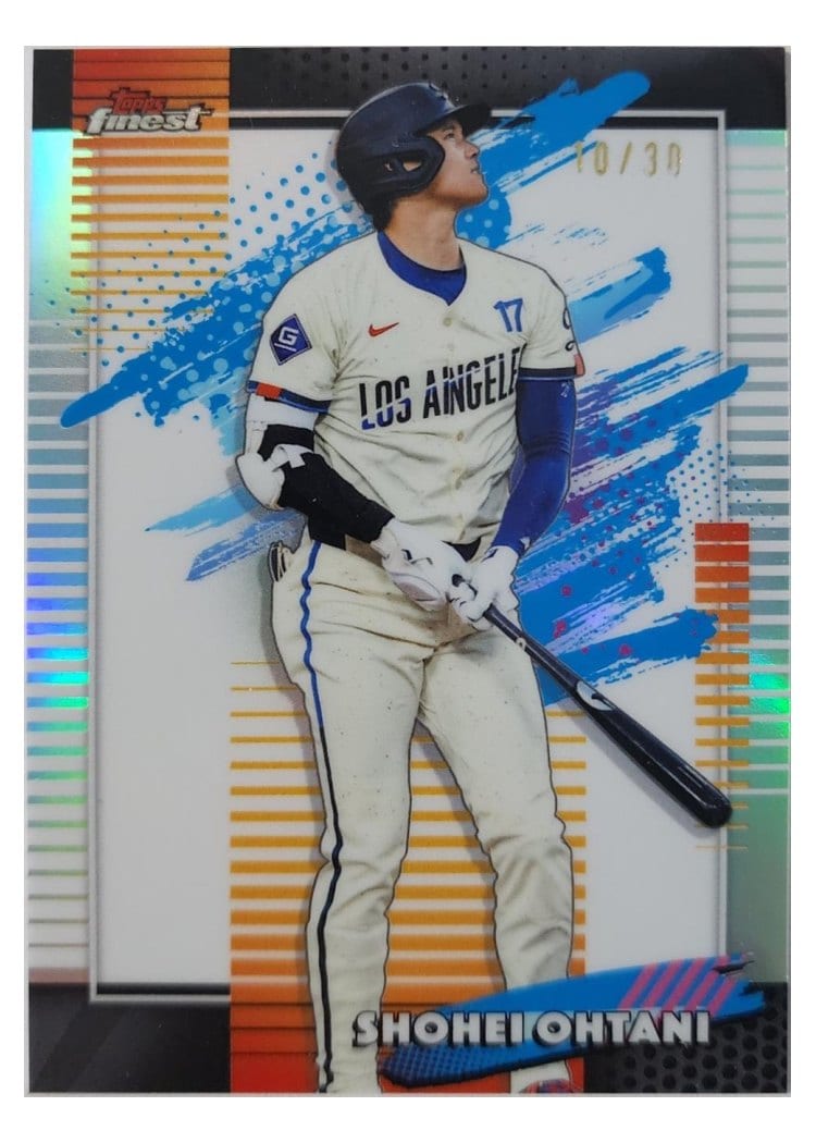 2026 Topps Finest Shohei Ohtani White Refractor #150 card