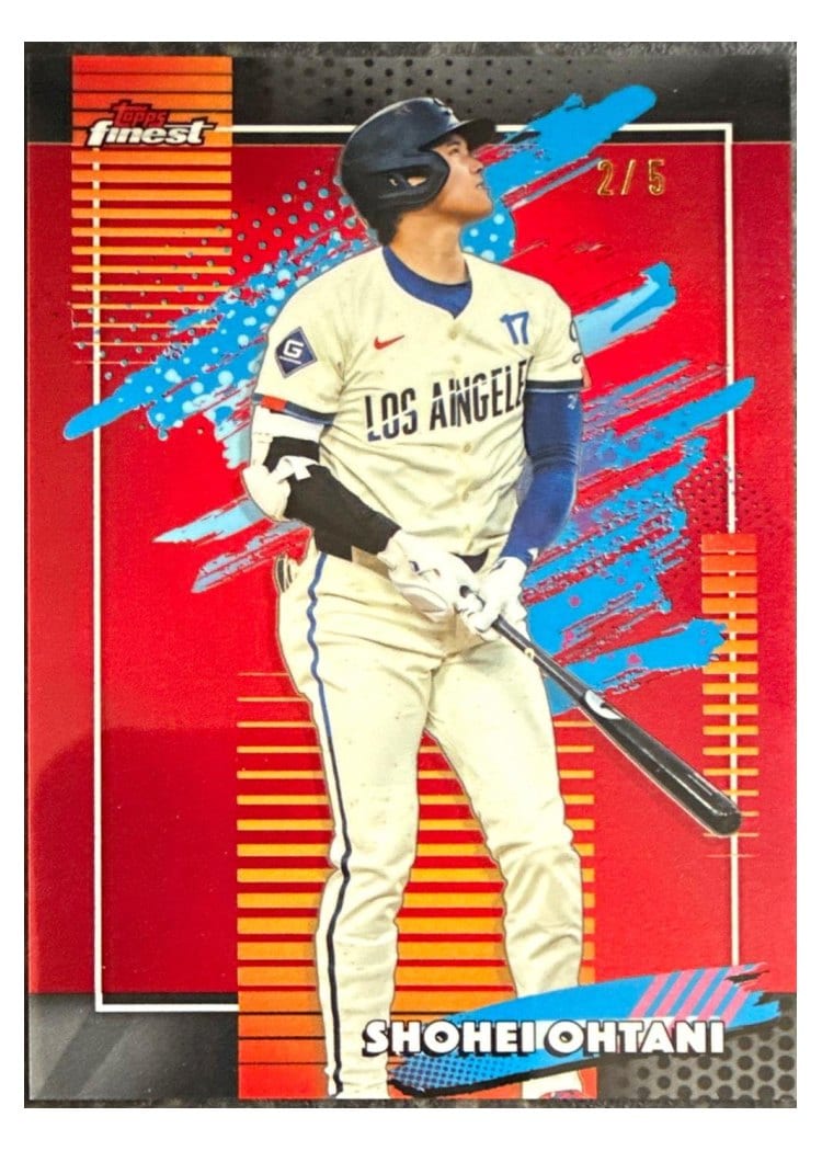2026 Topps Finest Shohei Ohtani Red Refractor #150
