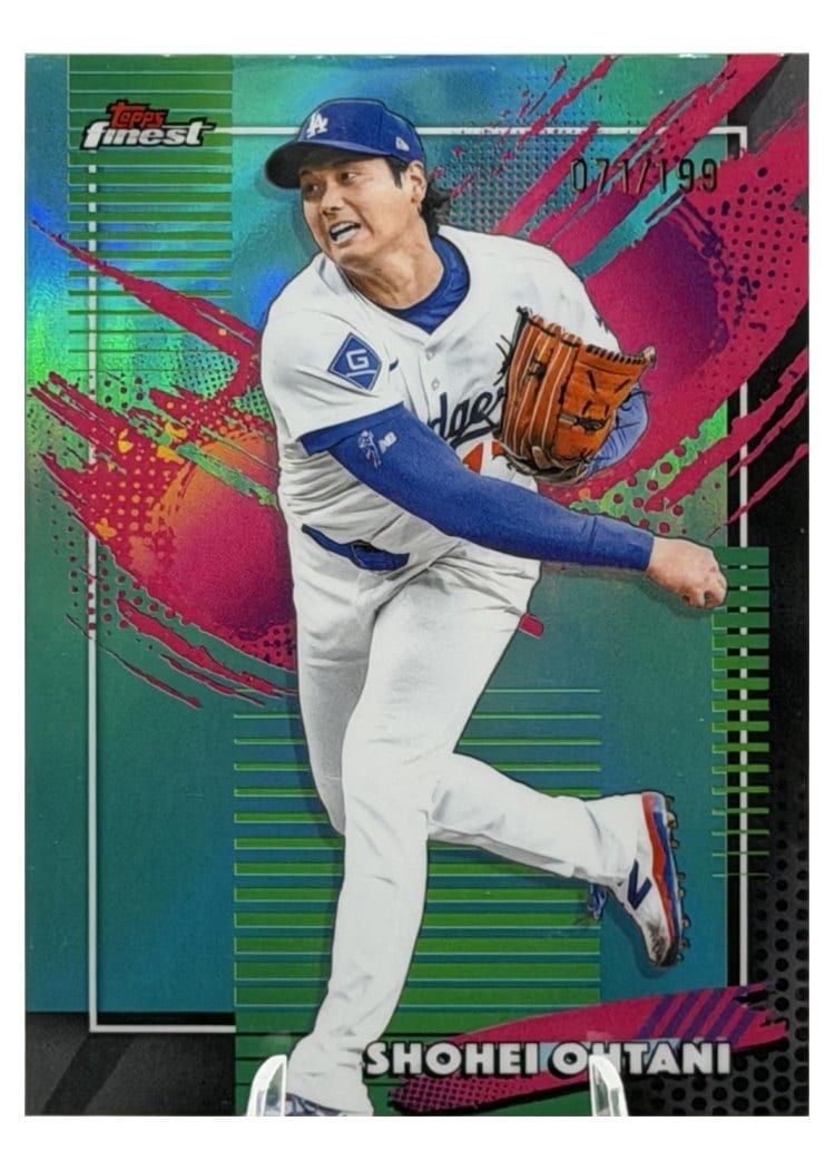 2026 Topps Finest Shohei Ohtani Aqua Refractor #250 card