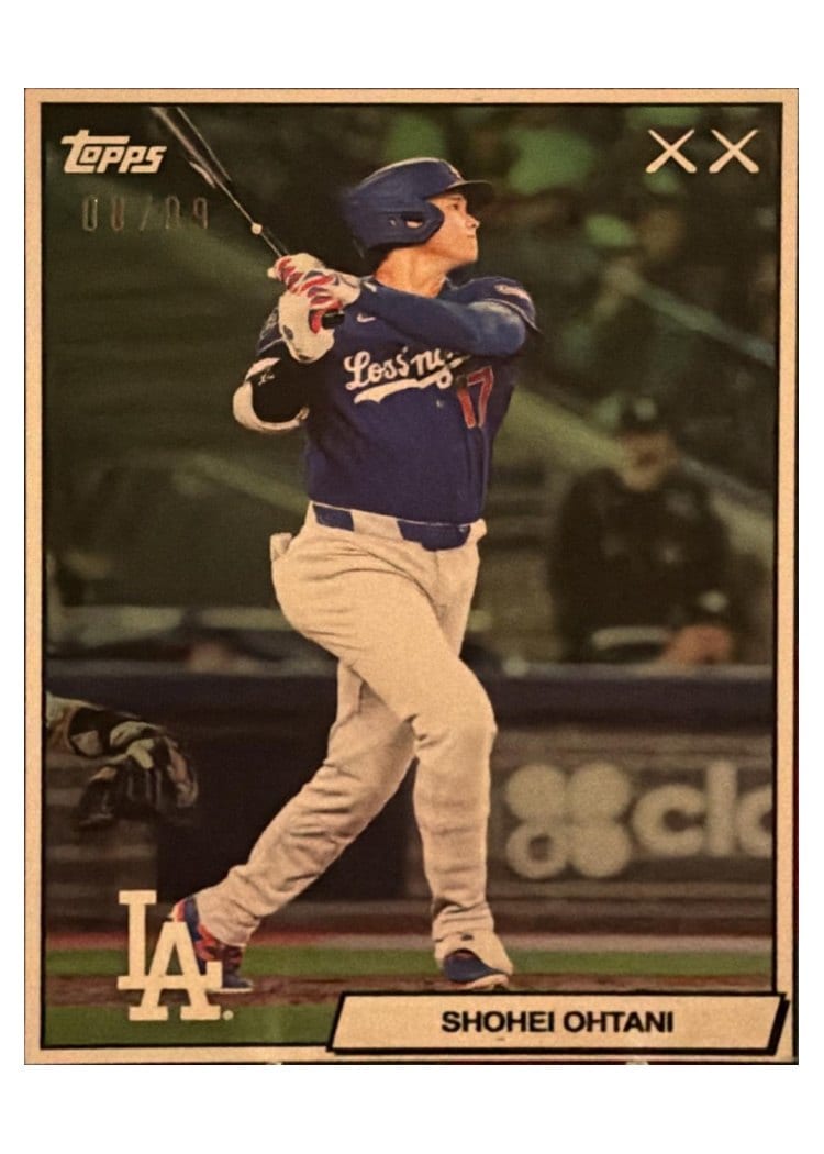 2026 Topps KAWS X MLB Shohei Ohtani #1 card