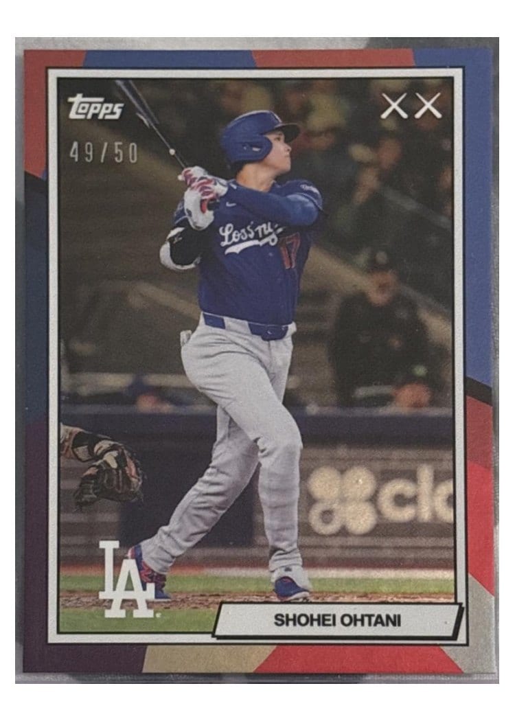 2026 Topps KAWS X MLB Shohei Ohtani Gold #1 card