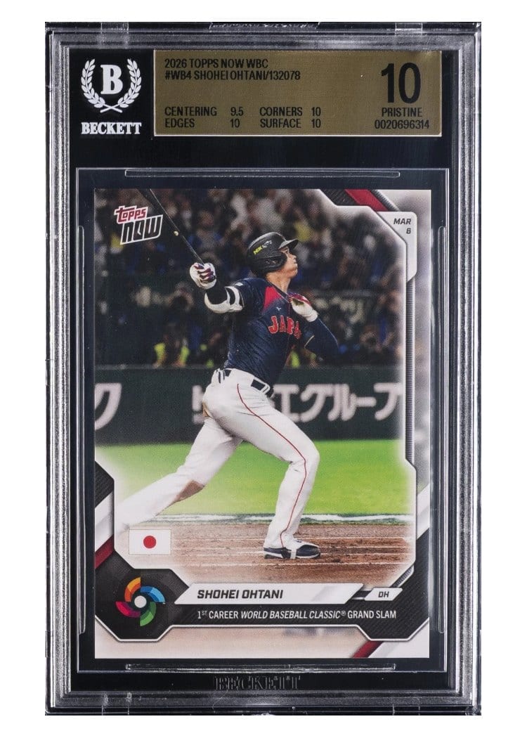 2026 Topps Now WBC Base Set Shohei Ohtani #WB4 card