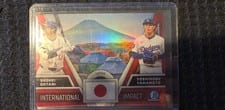 2024 Bowman Chrome International Impact Shohei Ohtani / Yoshinobu Yamamoto #II-1 card