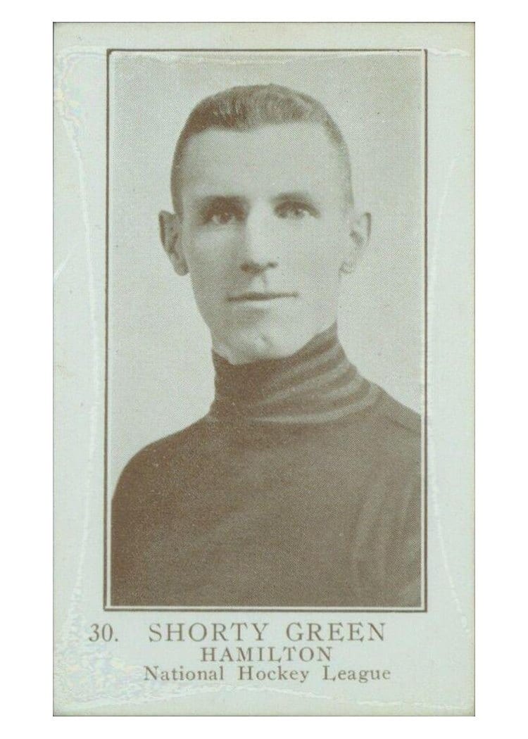 1923 V145-1 Paterson Shorty Green #30 card