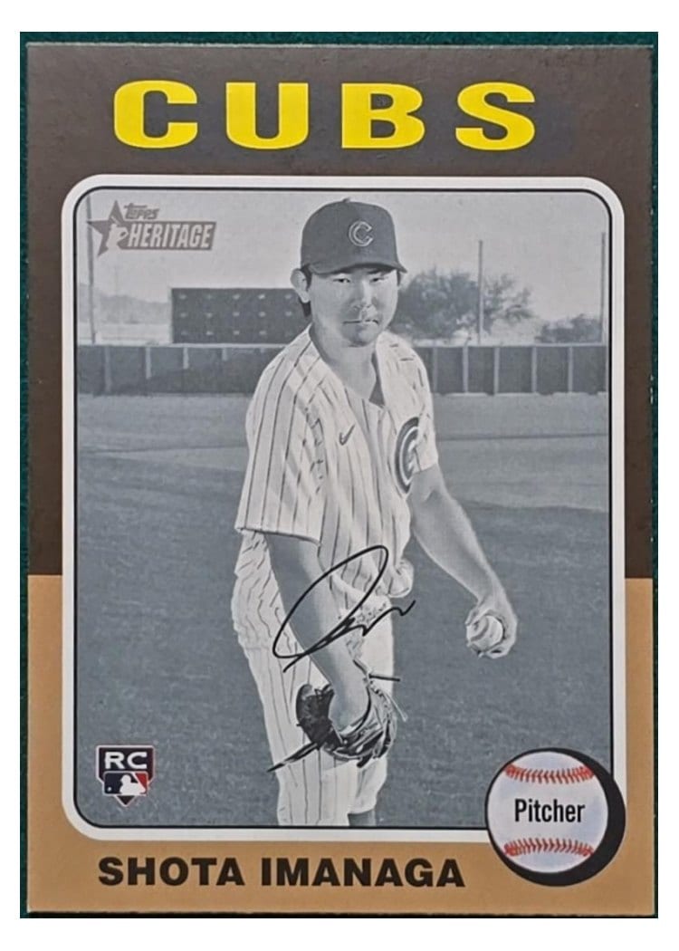 2024 Topps Heritage Base Set Shota Imanaga #564 card