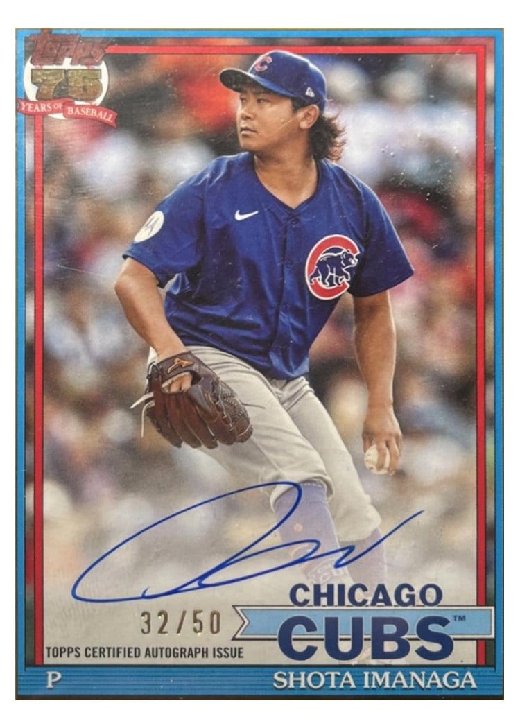 2026 Topps 1991 Topps Autographs Shota Imanaga #91A-SI card