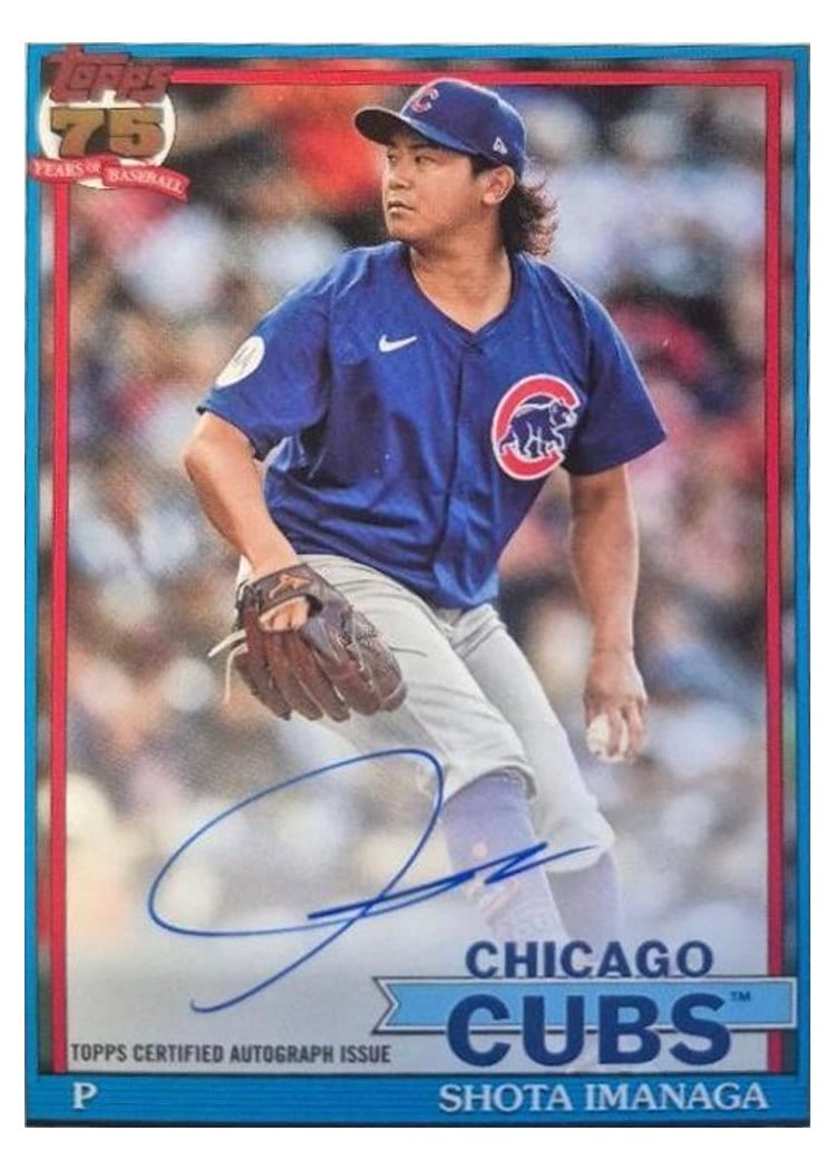 2026 Topps 1991 Topps Autographs Shota Imanaga #91A-SI card