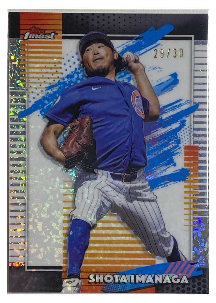 2026 Topps Finest Shota Imanaga White Mini Diamond Refractor #188 card