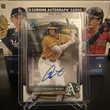 2025 Bowman Chrome Prospect Autographs Shotaro Morii #CPA-SM